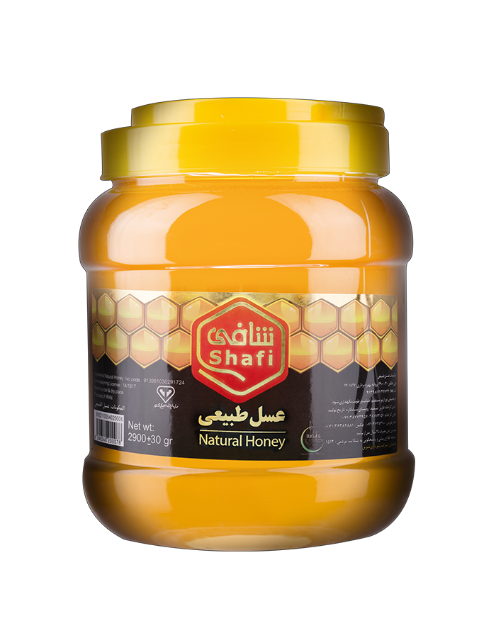 عسل شافی ظرف پت 2900 گرم