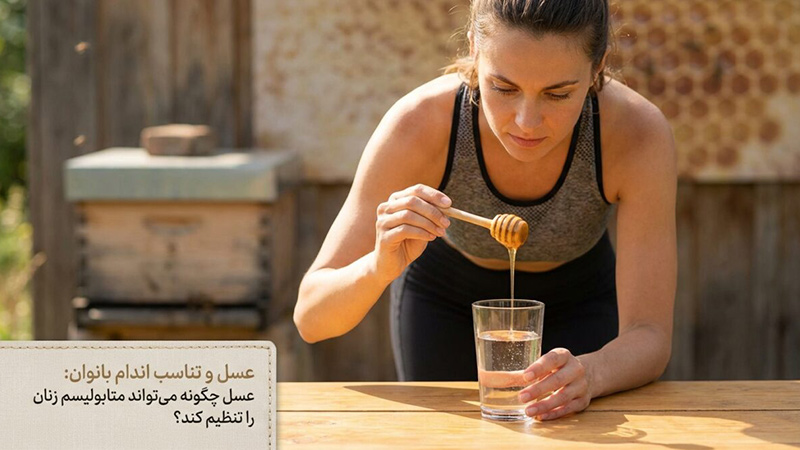 عسل و تناسب اندام بانوان: عسل چگونه میتواند متابولیسم زنان را تنظیم کند؟