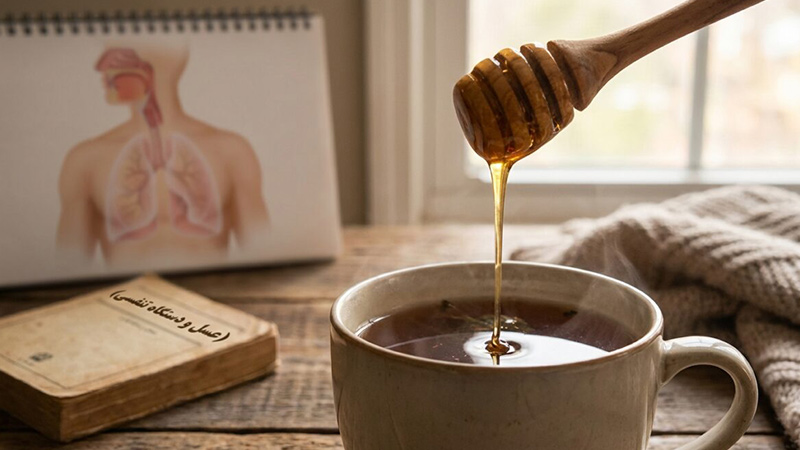 عسل و دستگاه تنفسی: نقش عسل در بهبود سرفه های مزمن و آسم
